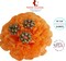 Tangerine Tissue Paper Squares, 24 Sheets Gift Wrap and Art Supplies